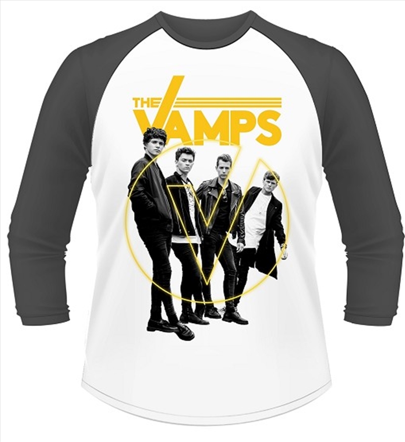 The Vamps Grouped Baseball Tee Size Medium Tshirt/Product Detail/Shirts