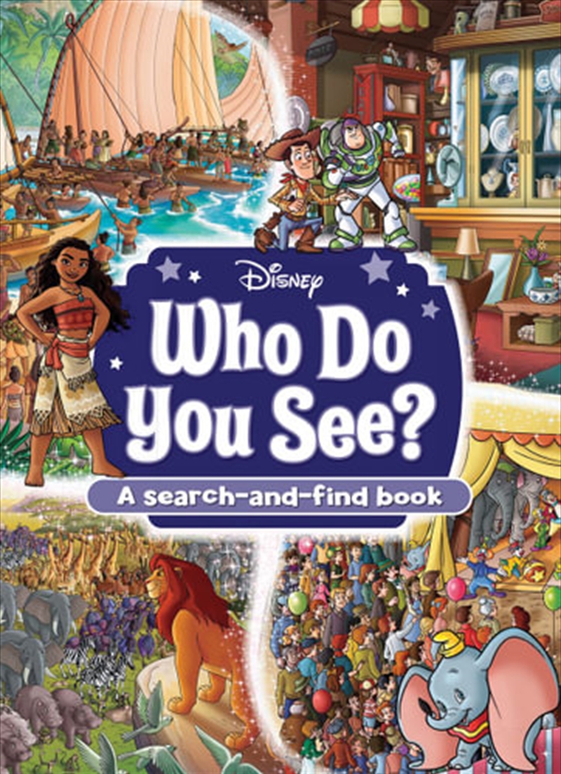 Who Do You See? A Search-and-Find Book Disney/Product Detail/Kids Activity Books