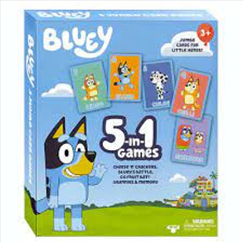 Bluey 5 In 1 Card Game/Product Detail/Card Games