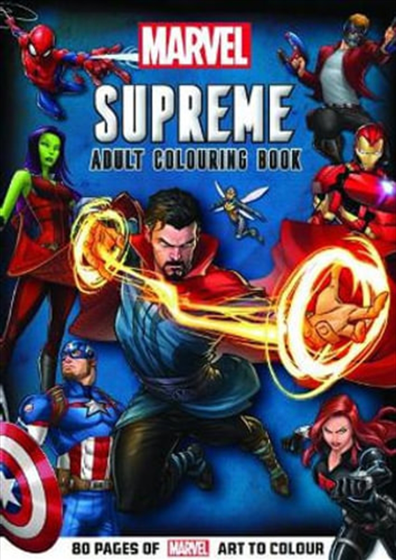 Marvel Supreme Adult Colouring Book (Featuring Dr. Strange)/Product Detail/Kids Colouring