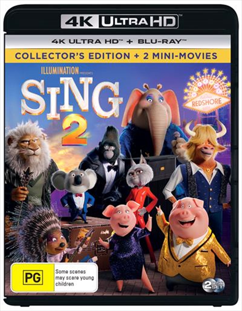 Sing 2  Blu-ray + UHD - Collector's Edition - + 2 Mini-Movies/Product Detail/Animated