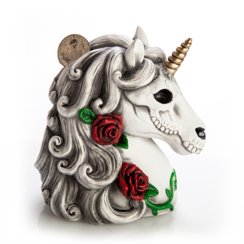 Candy Skull Unicorn Money Bank/Product Detail/Decor