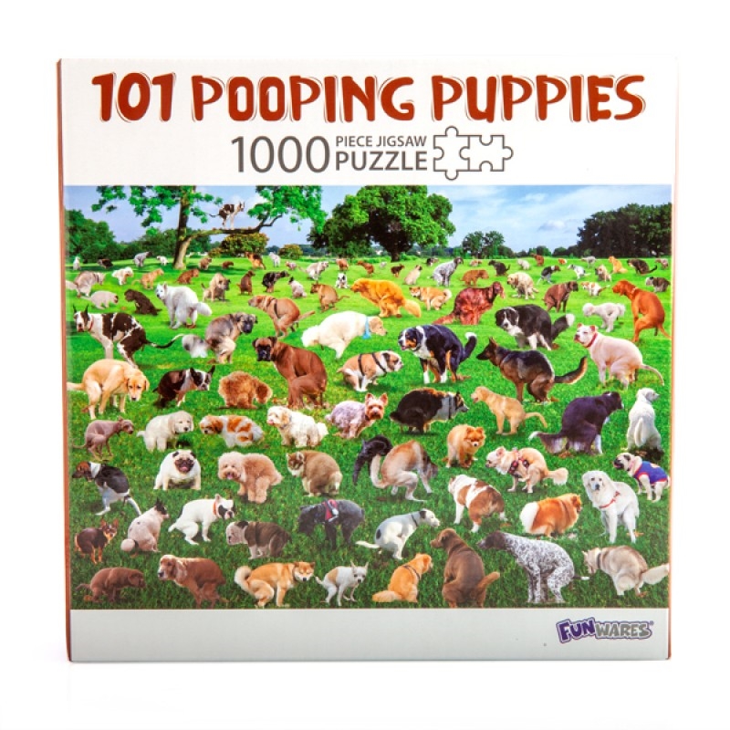 101 Pooping Puppies 1000 pc Jigsaw Puzzle/Product Detail/Nature and Animals