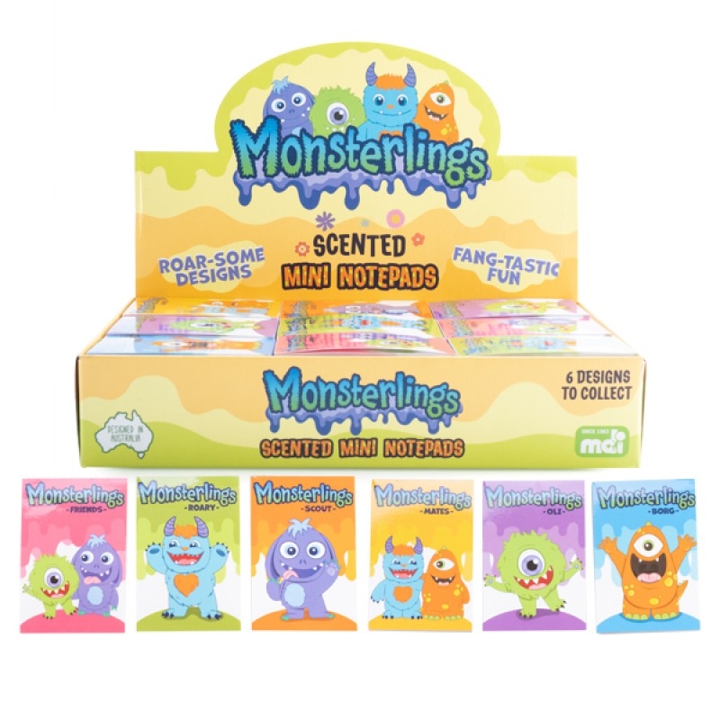 Monsterlings Mini Notebook (CHOSEN AT RANDOM)/Product Detail/Notebooks & Journals