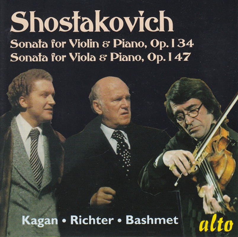 Shostakovich: Vilolin Sonata Viola Sonata Opp. 134/Product Detail/Classical