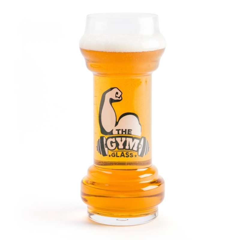 Gym Class Dumbbell Shaped Glass/Product Detail/Glasses, Tumblers & Cups