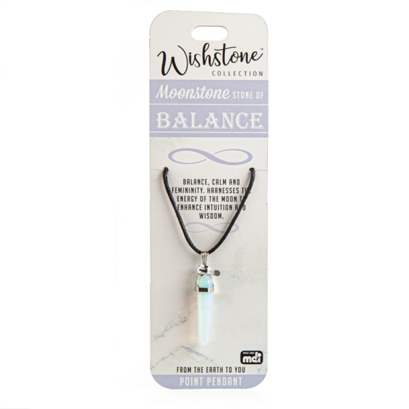 Wishstone Collection Moonstone Point Pendant/Product Detail/Jewellery