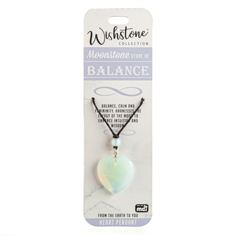 Wishstone Collection Moonstone Heart Pendant/Product Detail/Jewellery