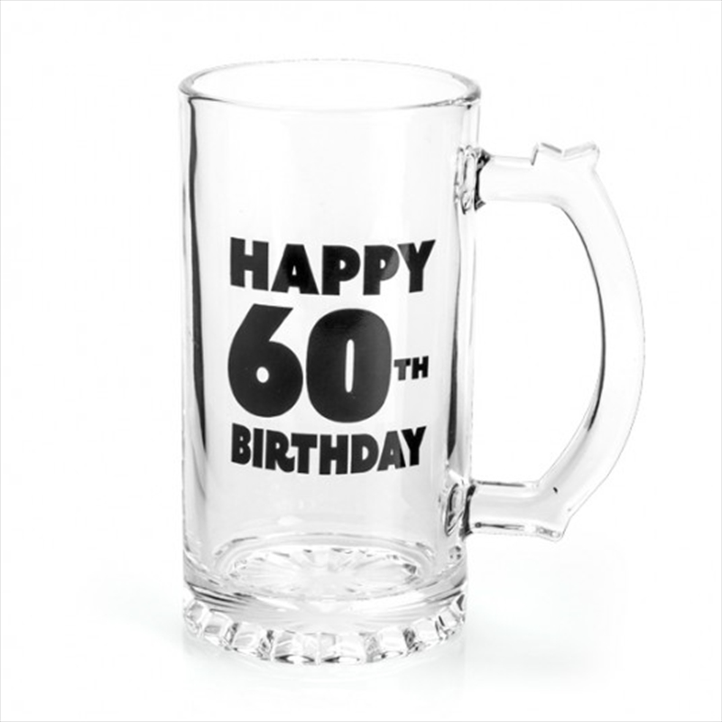 Happy 60th Birthday Beer Stein/Product Detail/Beer