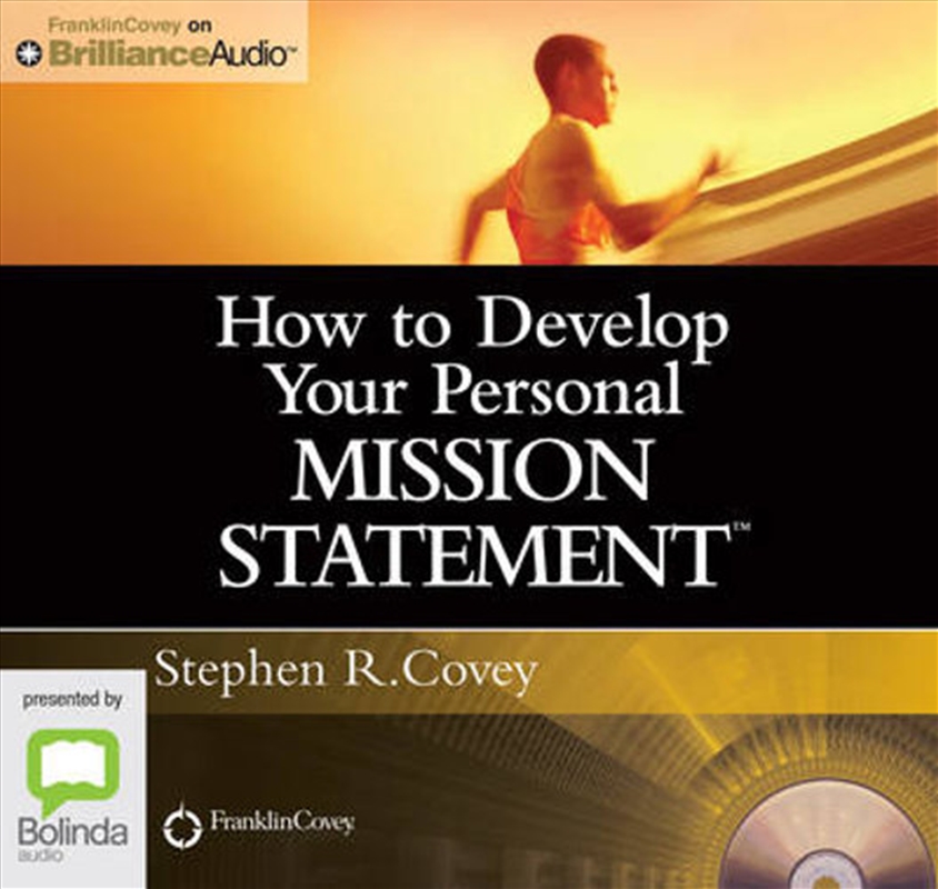 How to Develop Your Personal Mission Statement/Product Detail/Self Help & Personal Development