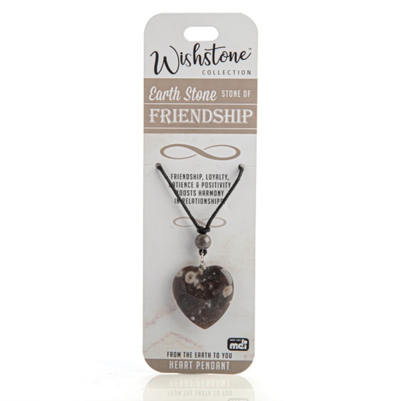 Wishstone Collection Earth Stone Heart Pendant/Product Detail/Jewellery