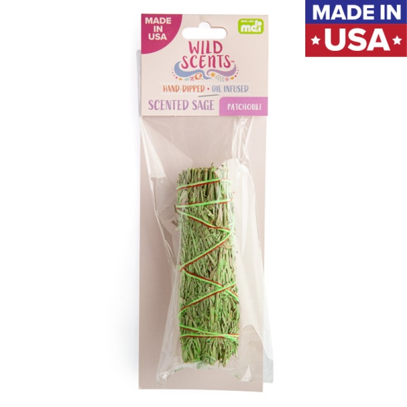 Wild Scents Patchouli Sage Smudge Stick/Product Detail/Burners and Incense