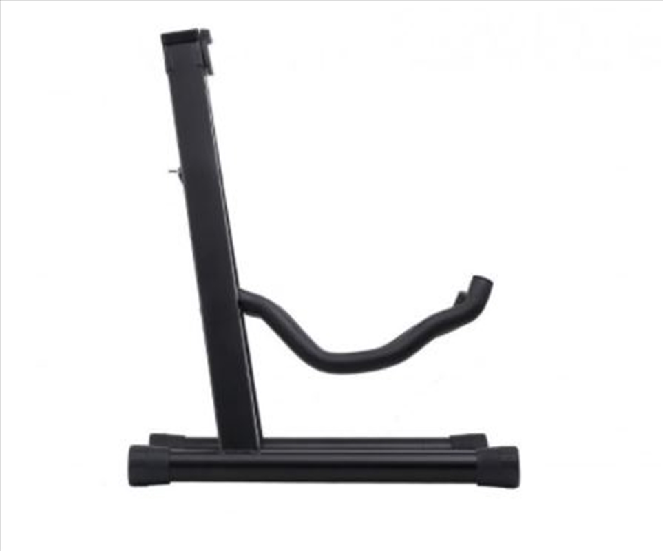 Alpha Folding Guitar Stand with Capo - Black/Product Detail/String Instruments