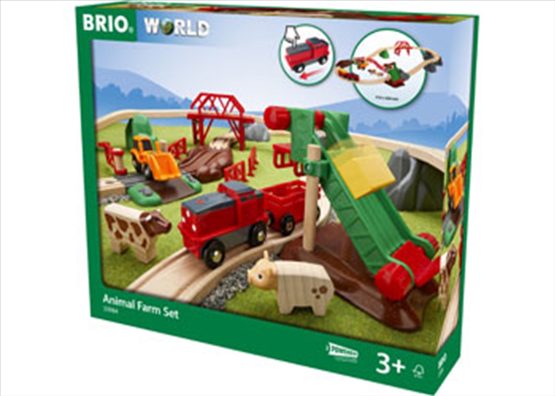 BRIO Set - Animal Farm Set, 30 pieces/Product Detail/Building Sets & Blocks