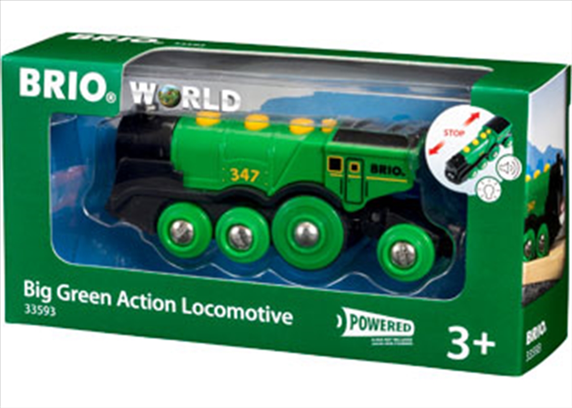 BRIO B/O - Big Green Action Locomotive/Product Detail/Building Sets & Blocks