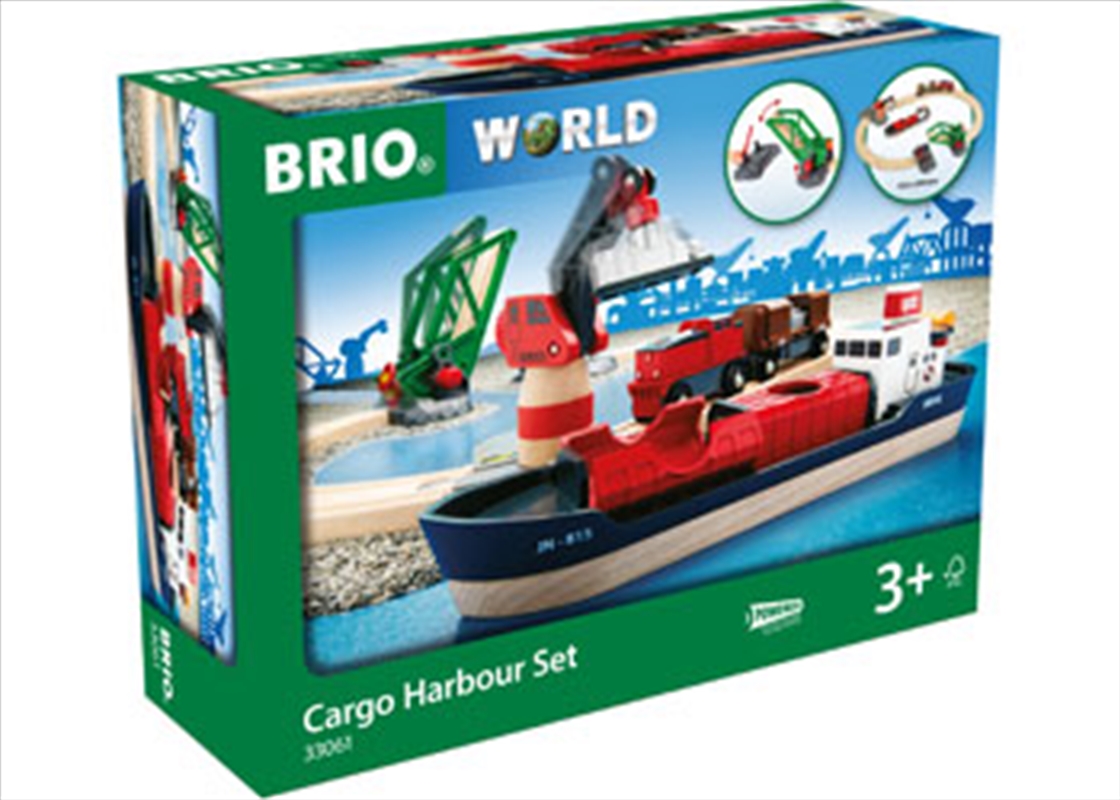 BRIO Set - Cargo Harbour Set, 16 pieces/Product Detail/Building Sets & Blocks