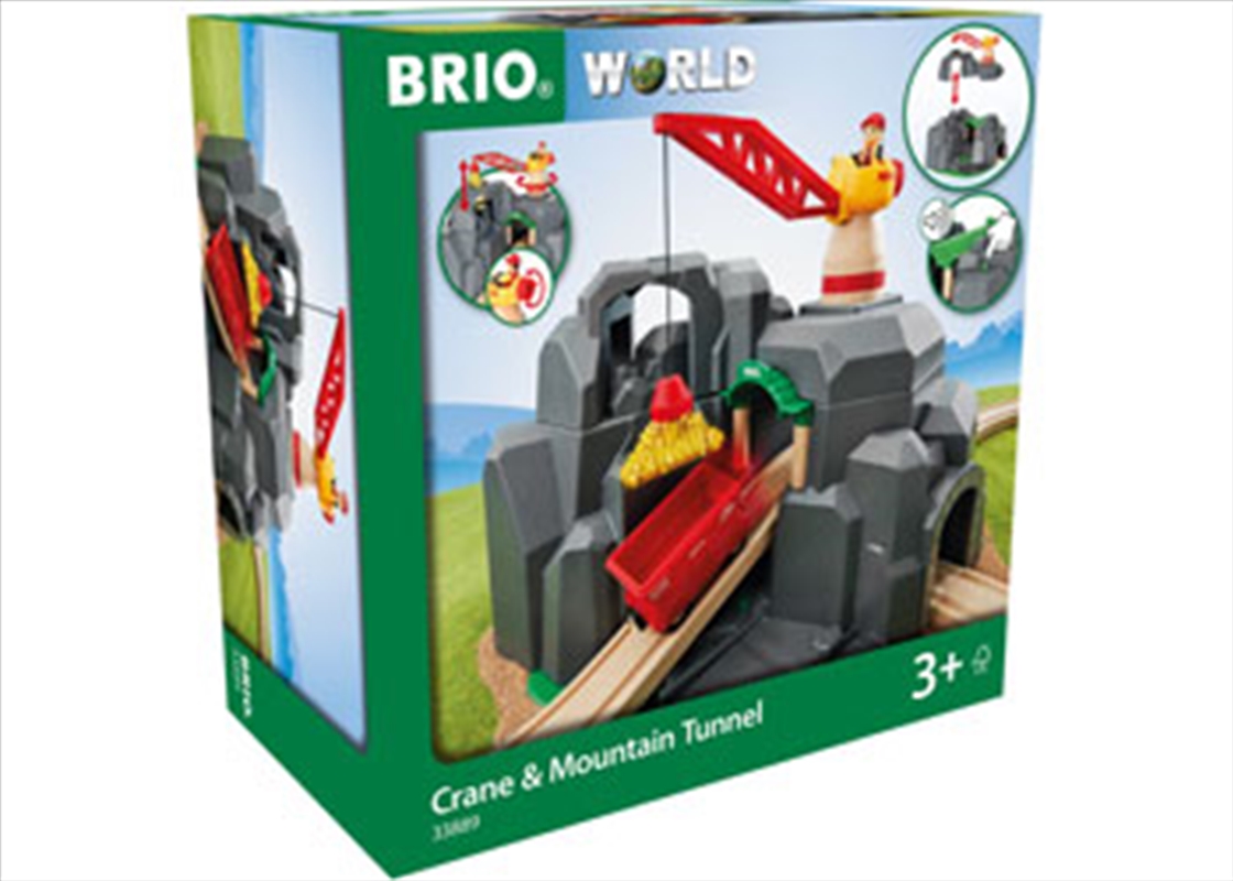 BRIO Tunnel - Crane and Mountain Tunnel, 7 pieces/Product Detail/Building Sets & Blocks