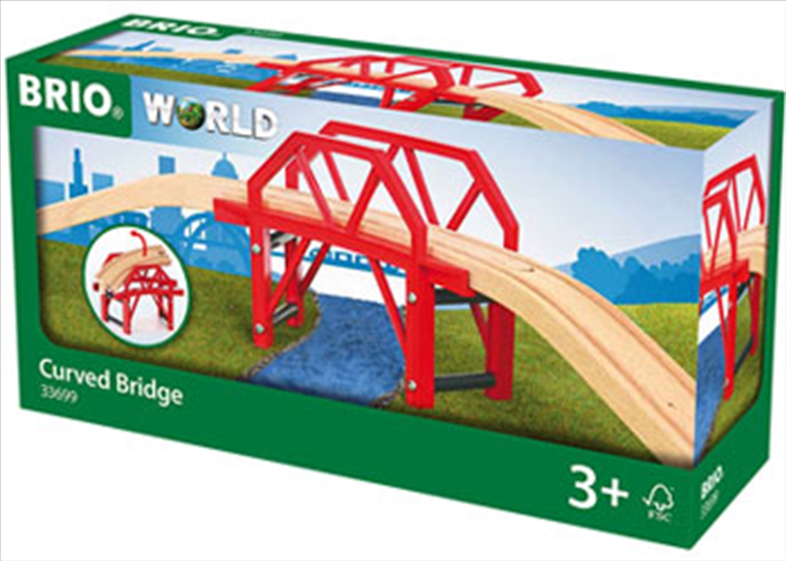 BRIO Bridge - Curved Bridge, 4 pieces/Product Detail/Building Sets & Blocks