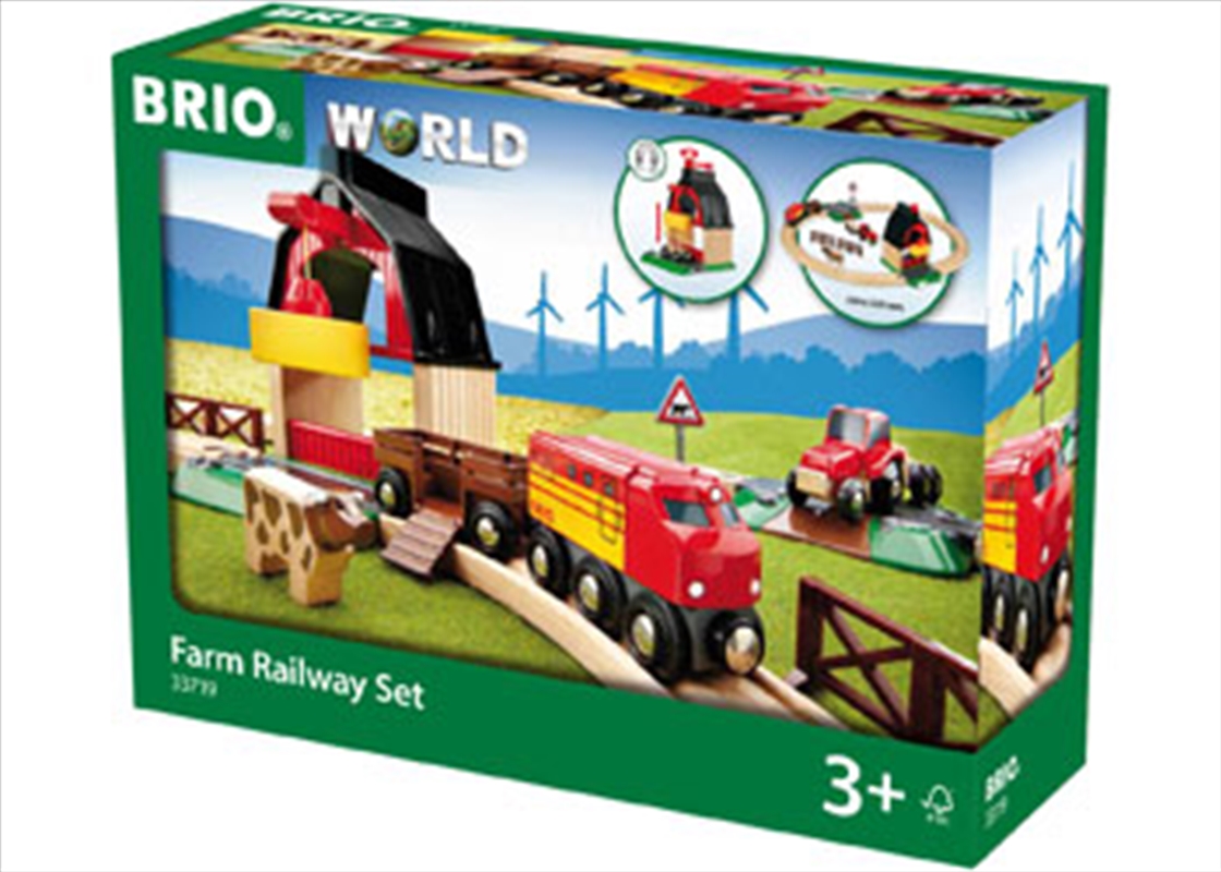 BRIO Set - Farm Railway Set, 20 pieces/Product Detail/Building Sets & Blocks