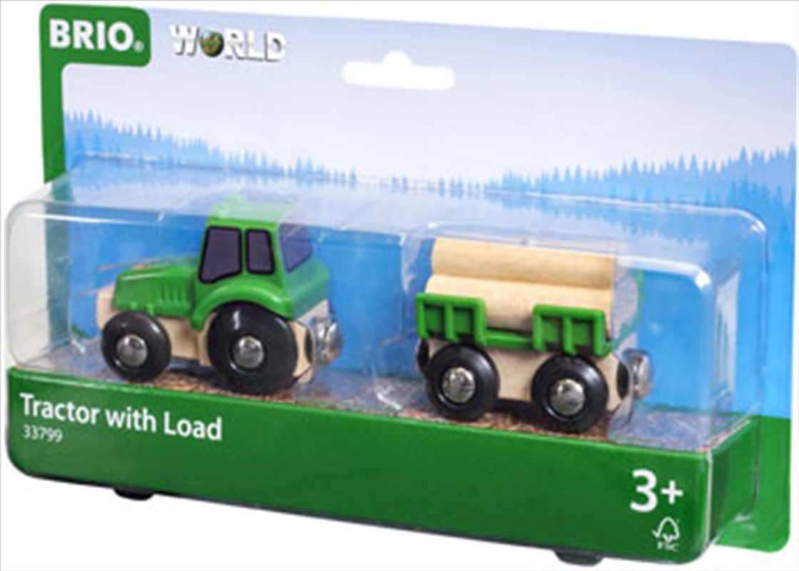 BRIO Vehicle - Farm Tractor with Load, 3 pieces/Product Detail/Building Sets & Blocks