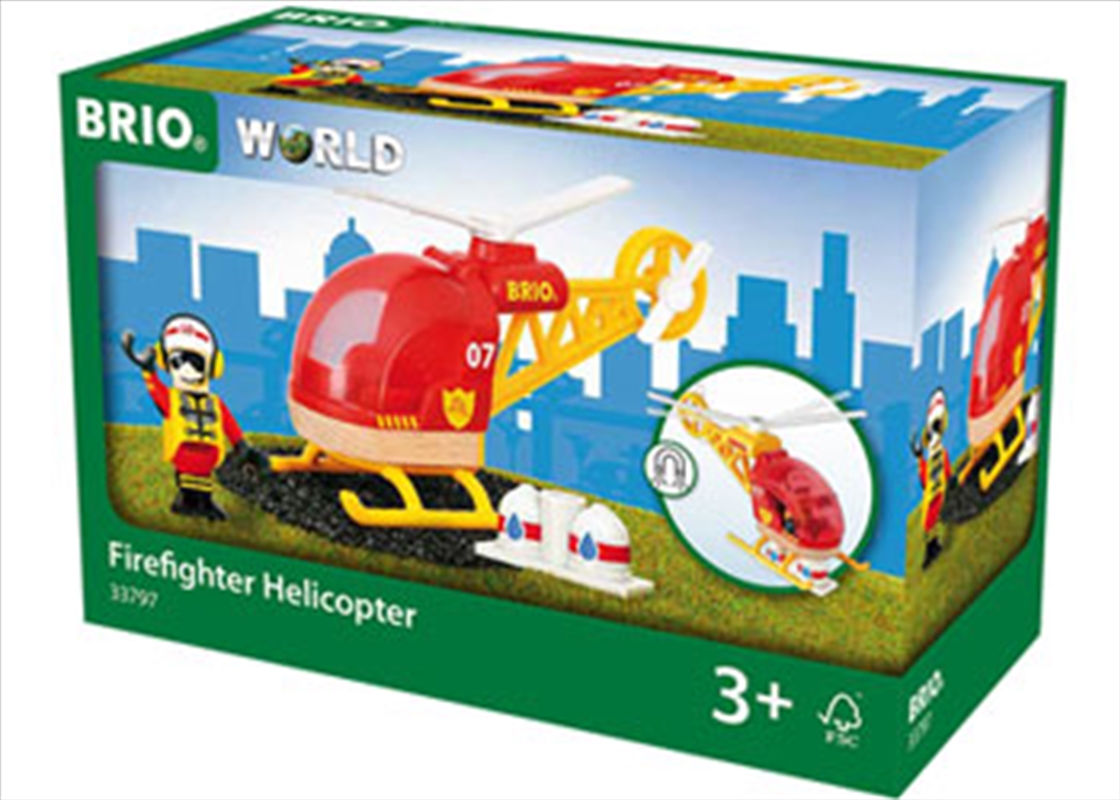 BRIO Vehicle - Firefighter Helicopter, 3 pieces/Product Detail/Building Sets & Blocks