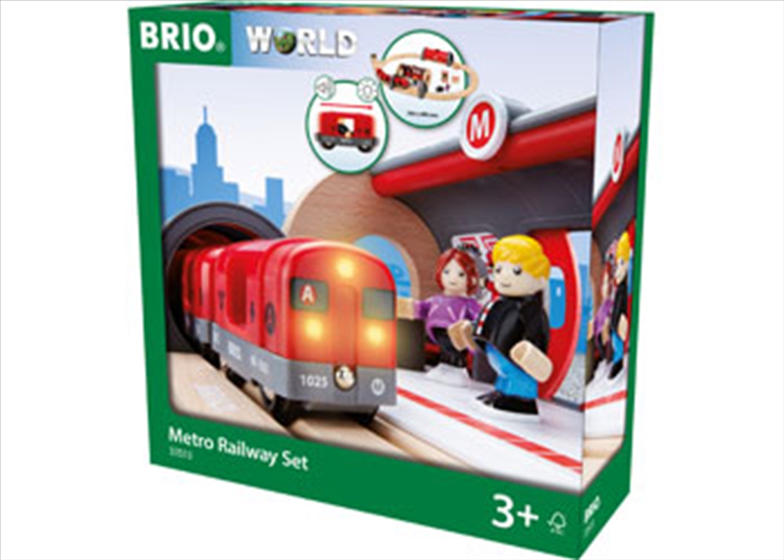 BRIO Set - Metro Railway Set, 20 pieces/Product Detail/Building Sets & Blocks