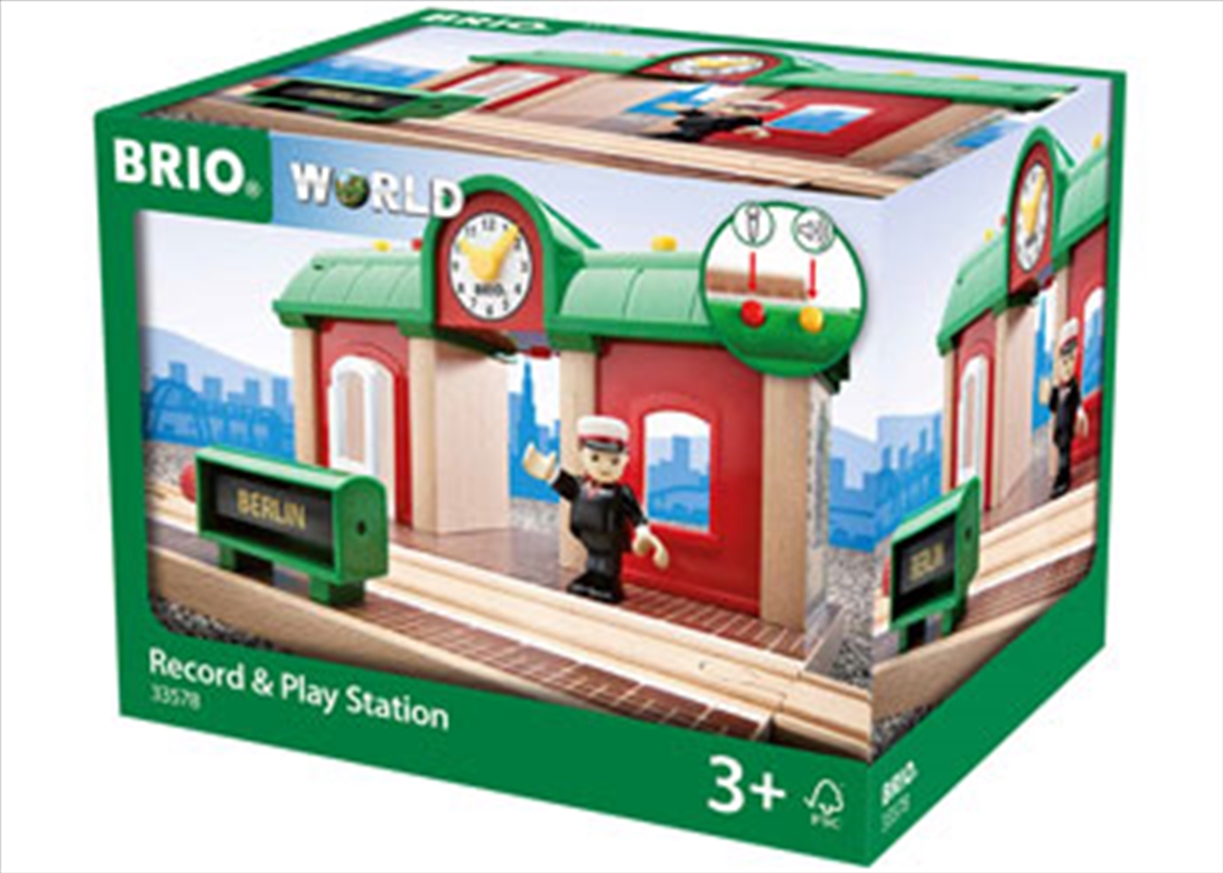 BRIO Record & Play Station 3 pieces/Product Detail/Building Sets & Blocks