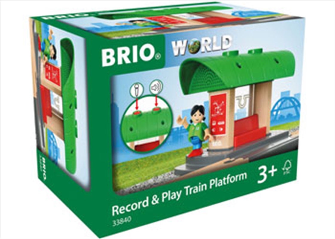 BRIO Record & Play Train Platform/Product Detail/Building Sets & Blocks