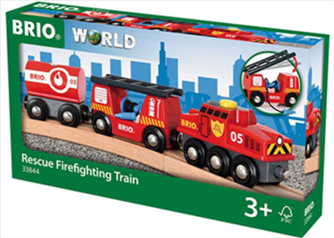 BRIO Rescue Firefighting Train 4 pieces/Product Detail/Building Sets & Blocks