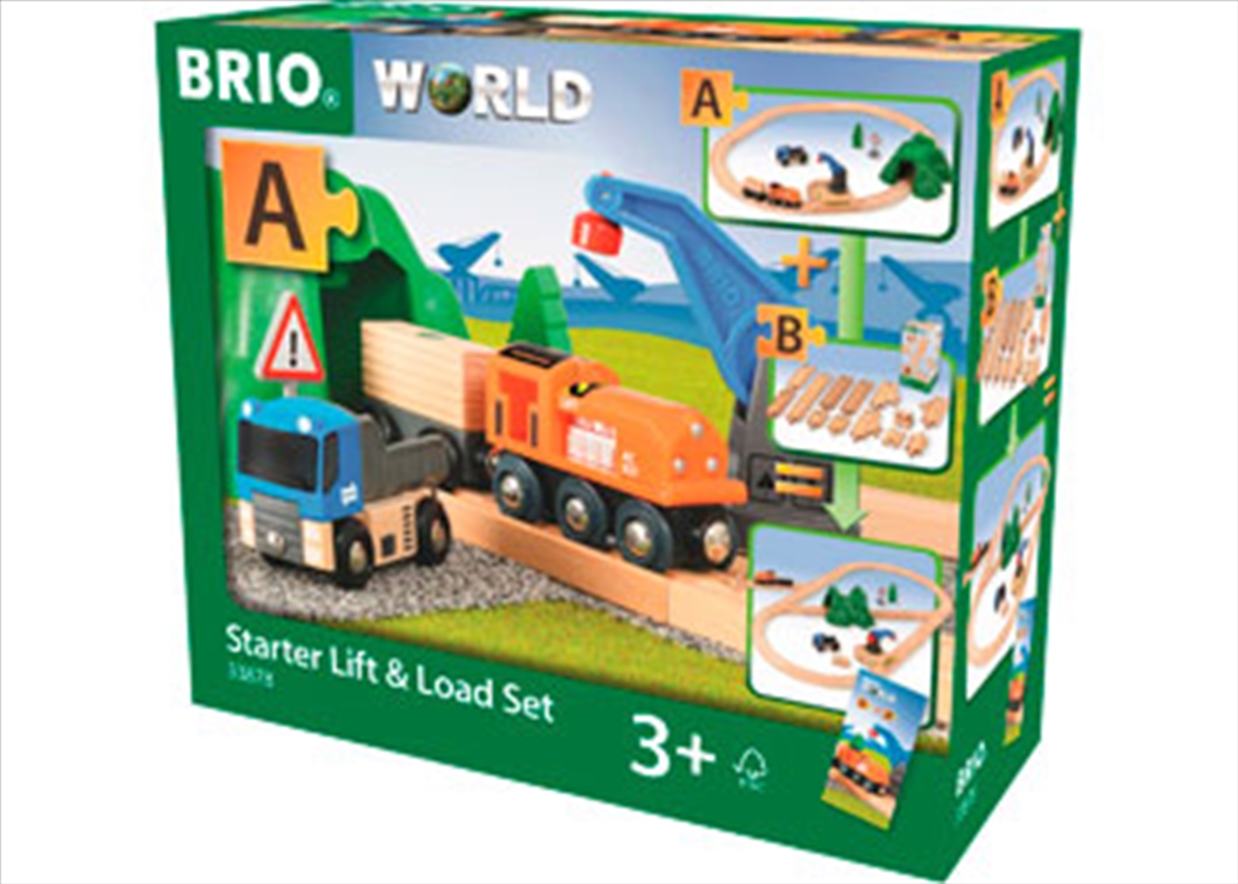 BRIO Starter Lift & Load Set A 19 pieces/Product Detail/Building Sets & Blocks