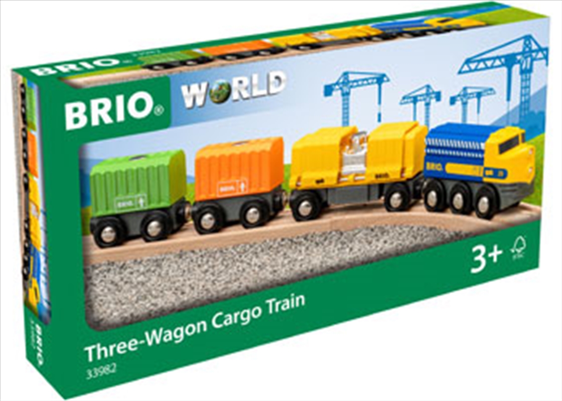 BRIO Three-Wagon Cargo Train 7 pieces/Product Detail/Building Sets & Blocks