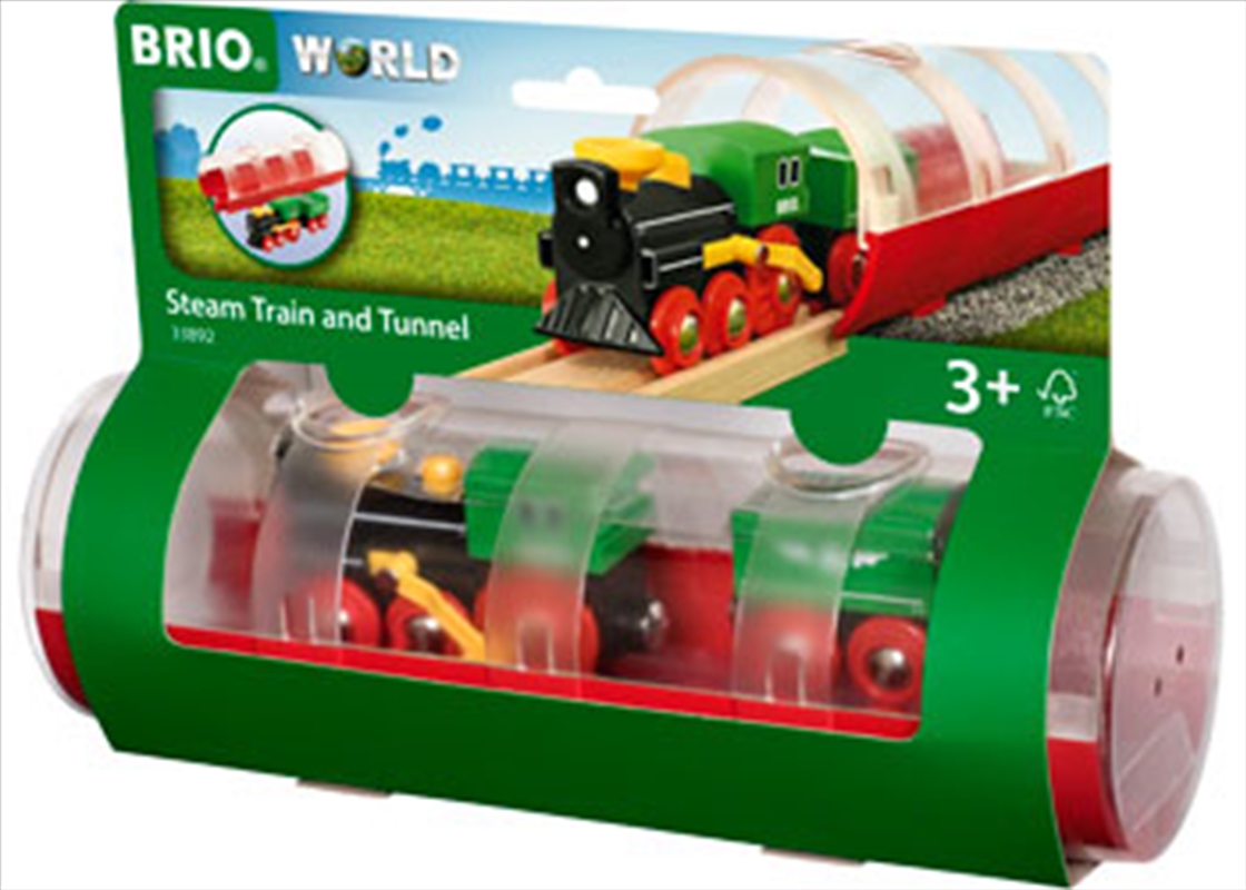 BRIO Tunnel & Steam Train 3 pieces/Product Detail/Building Sets & Blocks