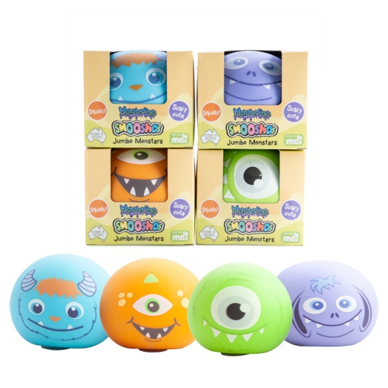 Jumbo Monsterlings Ball Assortment  (SENT AT RANDOM)/Product Detail/Stress & Squishy