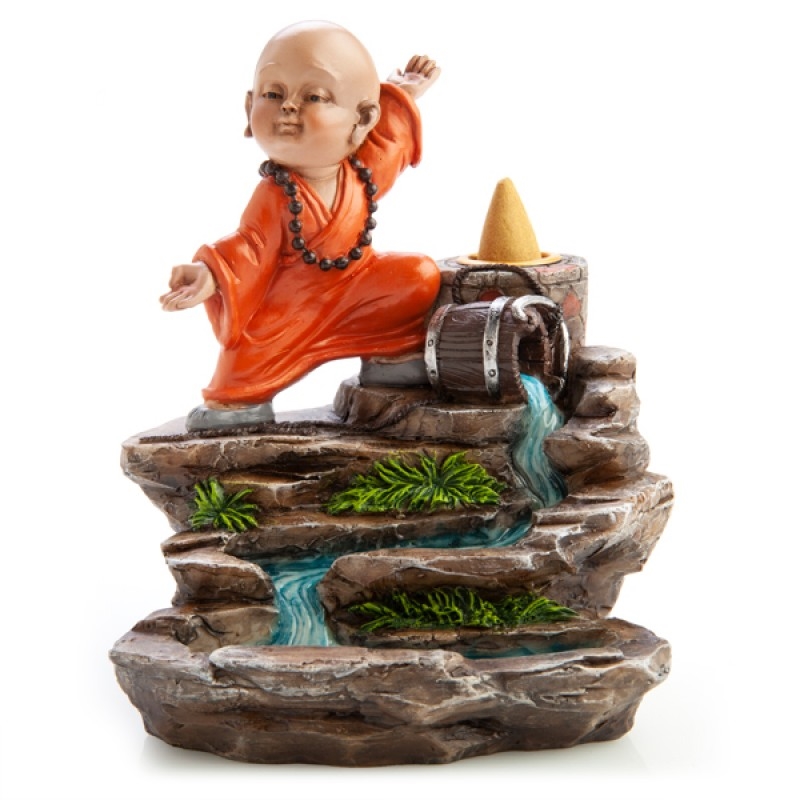 Monk Backflow Incense Burner/Product Detail/Burners and Incense