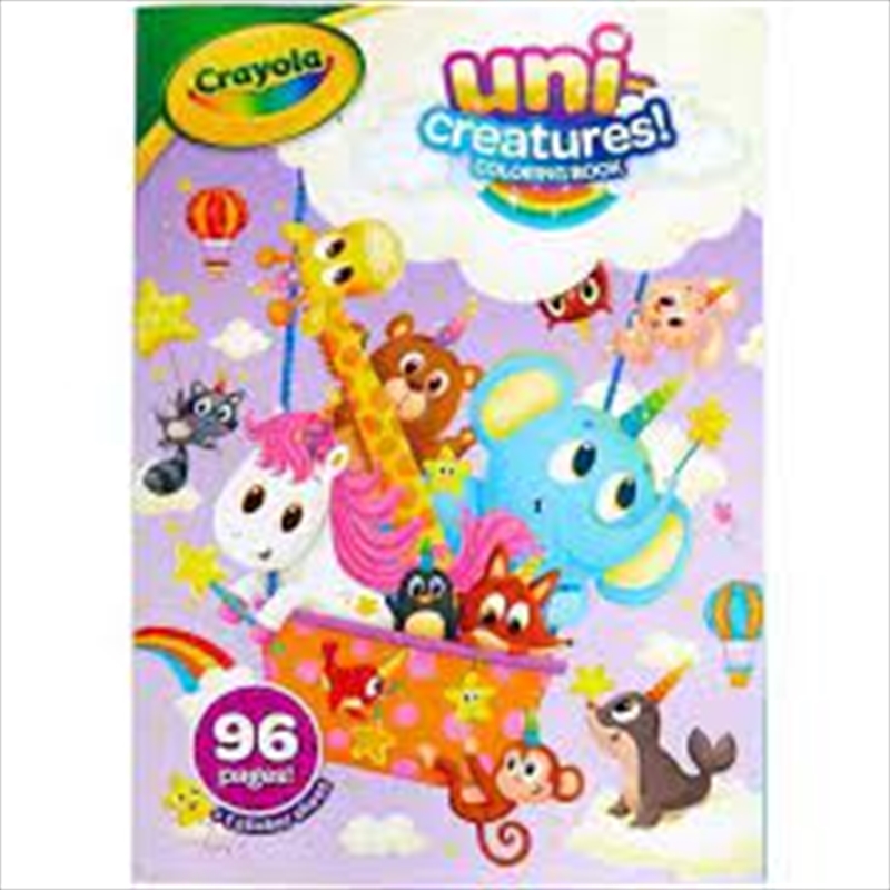 Crayola Uni Creatures 96pg Coloring Book/Product Detail/Kids Colouring