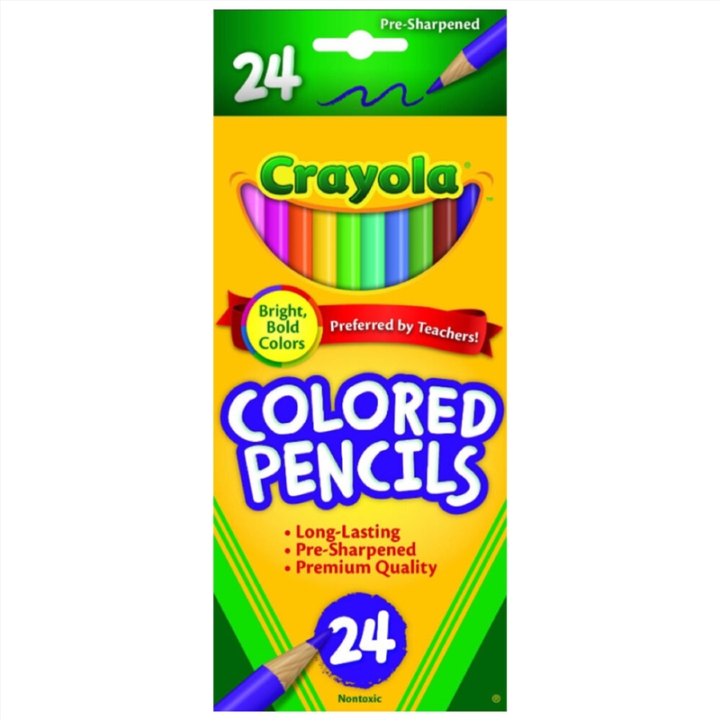 Crayola 24 Full Size Colored Pencils/Product Detail/Pencils & Crayons