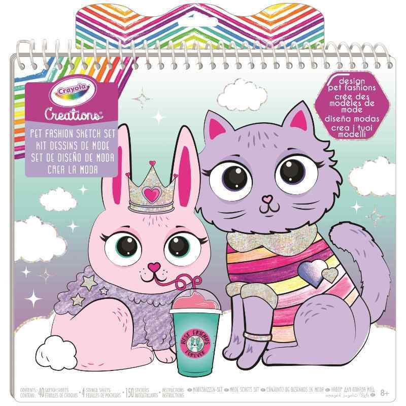 Crayola Creations Pets Fashion Sketch Set/Product Detail/Arts & Craft