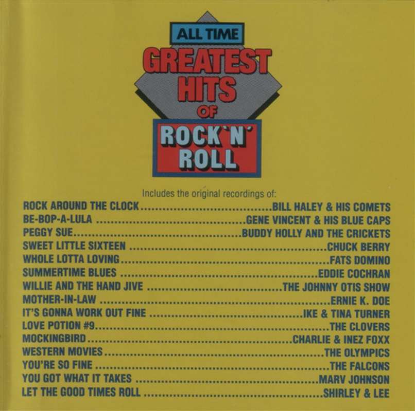 All Time Greatest Rock N Roll/Product Detail/Compilation