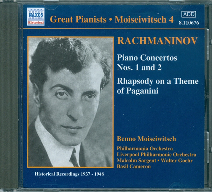 Rachmaninov: Piano Concerti 1 & 2/Product Detail/Classical