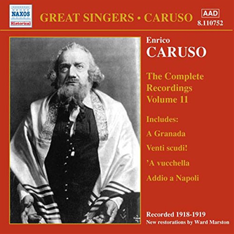 Caruso: The Complete Recordings Vol 11/Product Detail/Classical