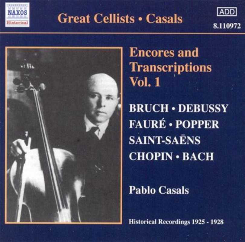 Encores & Transcriptions Vol 1/Product Detail/Classical