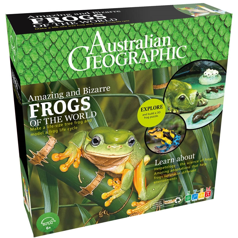 Australian Geographic Frogs Of The World Amazing And Bizarre/Product Detail/STEM Toys & Kits