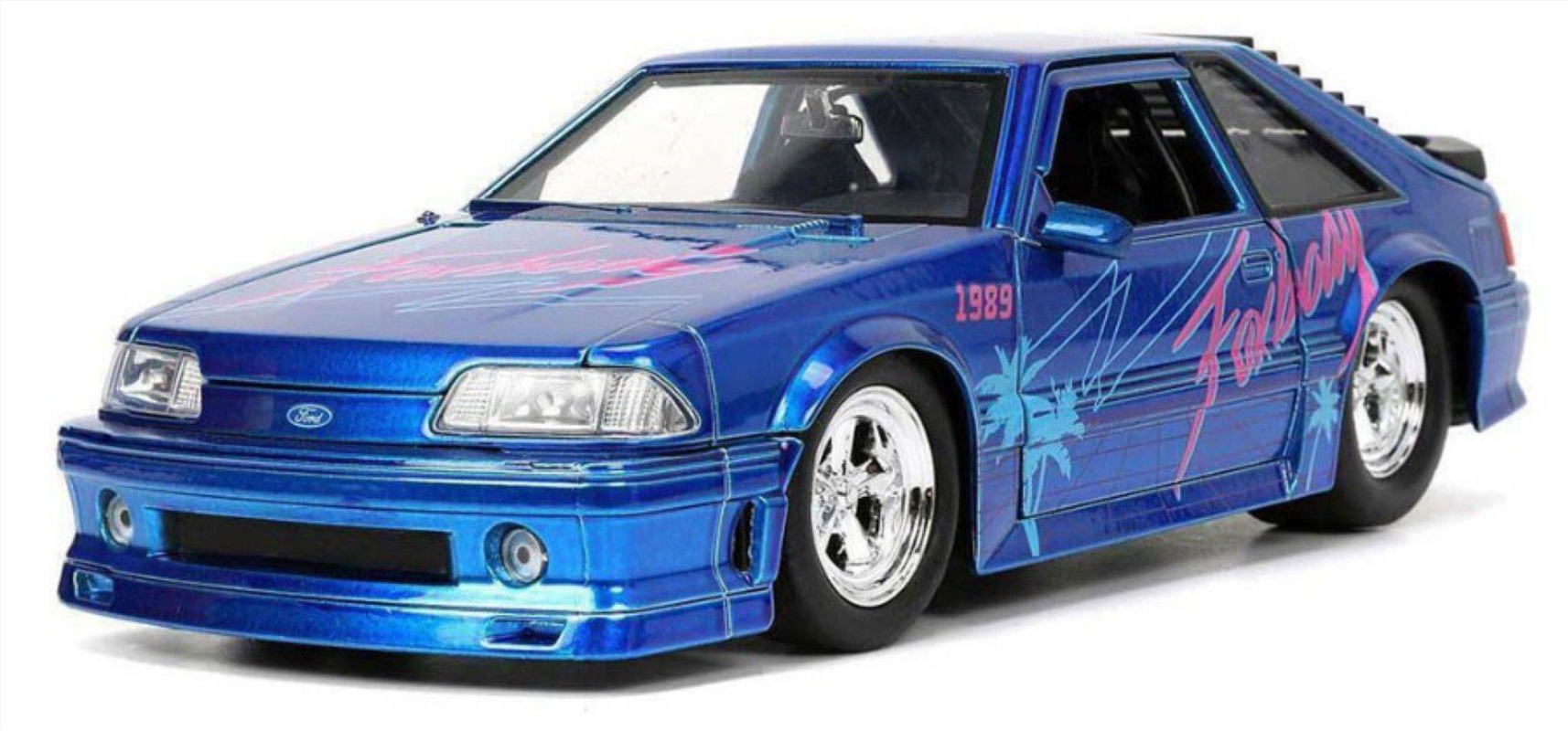 I Love The - 80's 1989 Ford Mustang GT 1:24 Scale/Product Detail/Figurines