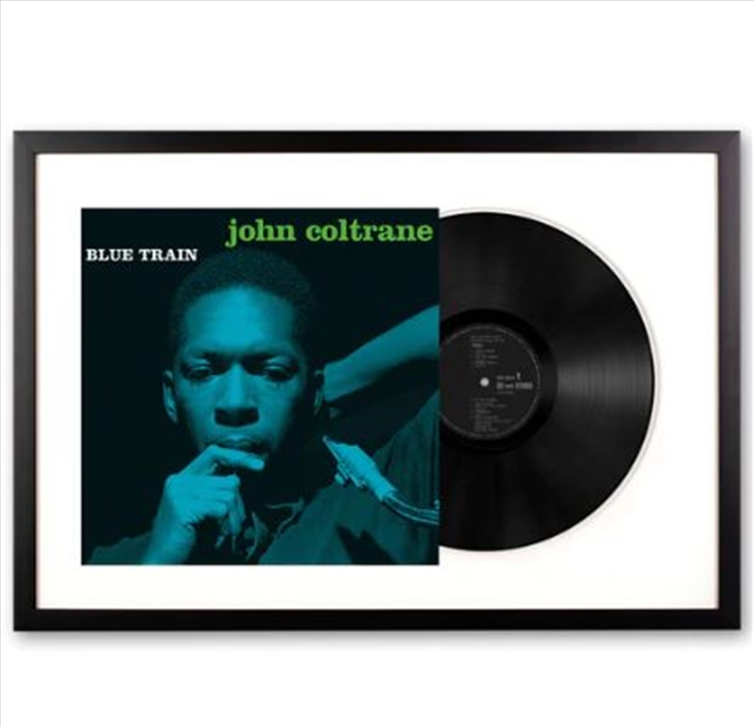 Framed John Coltrane Blue Train Vinyl Album Art/Product Detail/Decor