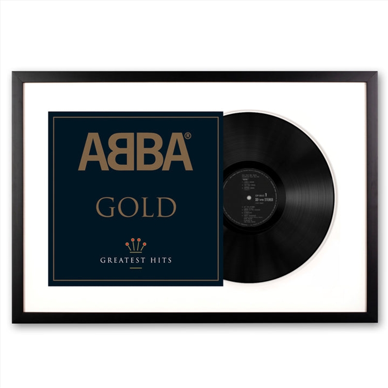 Framed ABBA GOLD - DOUBLE VINYL Album Art/Product Detail/Decor