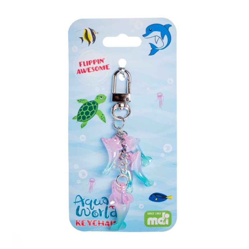 Aqua World Dolphin Keychain/Product Detail/Keyrings