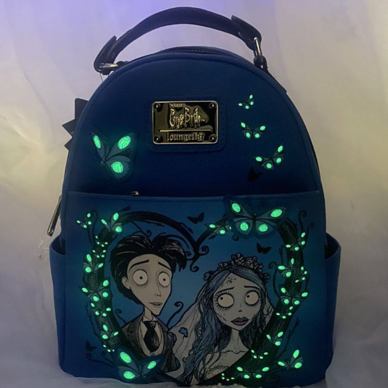 A3 NWT Loungefly SDCC 2022 Mini Backpack Corpse Bride Emily & Victor  Glow GITD