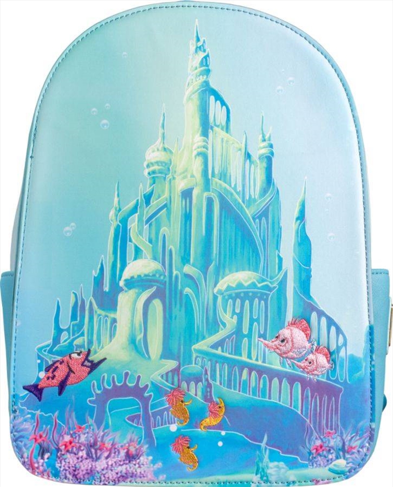 Loungefly Little Mermaid (1989) - Castle Snap Flap US Exclusive Mini Backpack/Product Detail/Bags