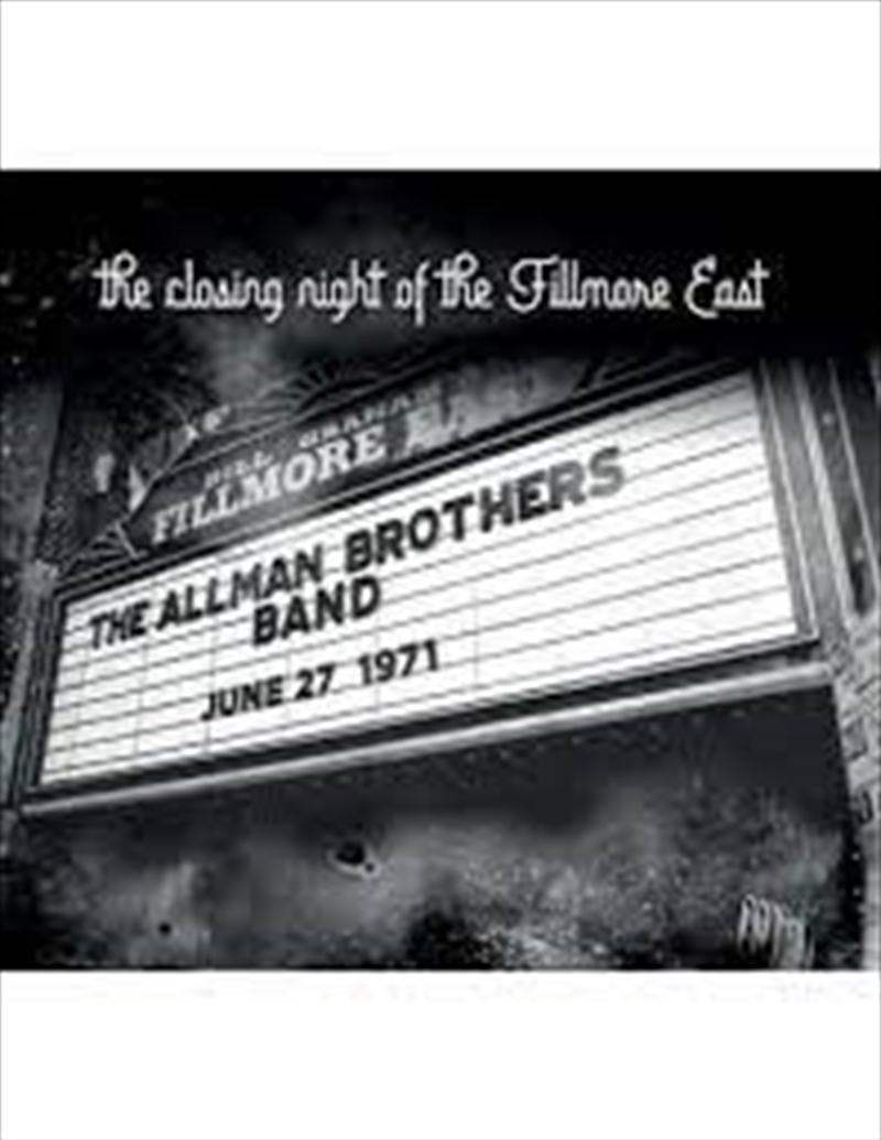 Closing Night Of Fillmore East/Product Detail/Rock/Pop