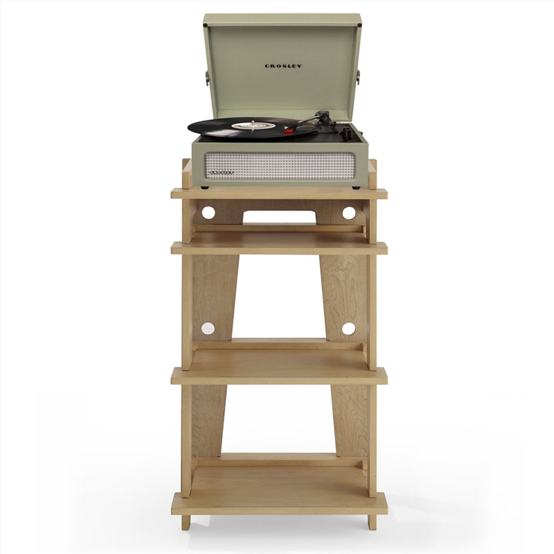 Crosley Voyager Bluetooth Portable Turntable + Crosley SOHO Stand Bundle - Sage/Product Detail/Turntables